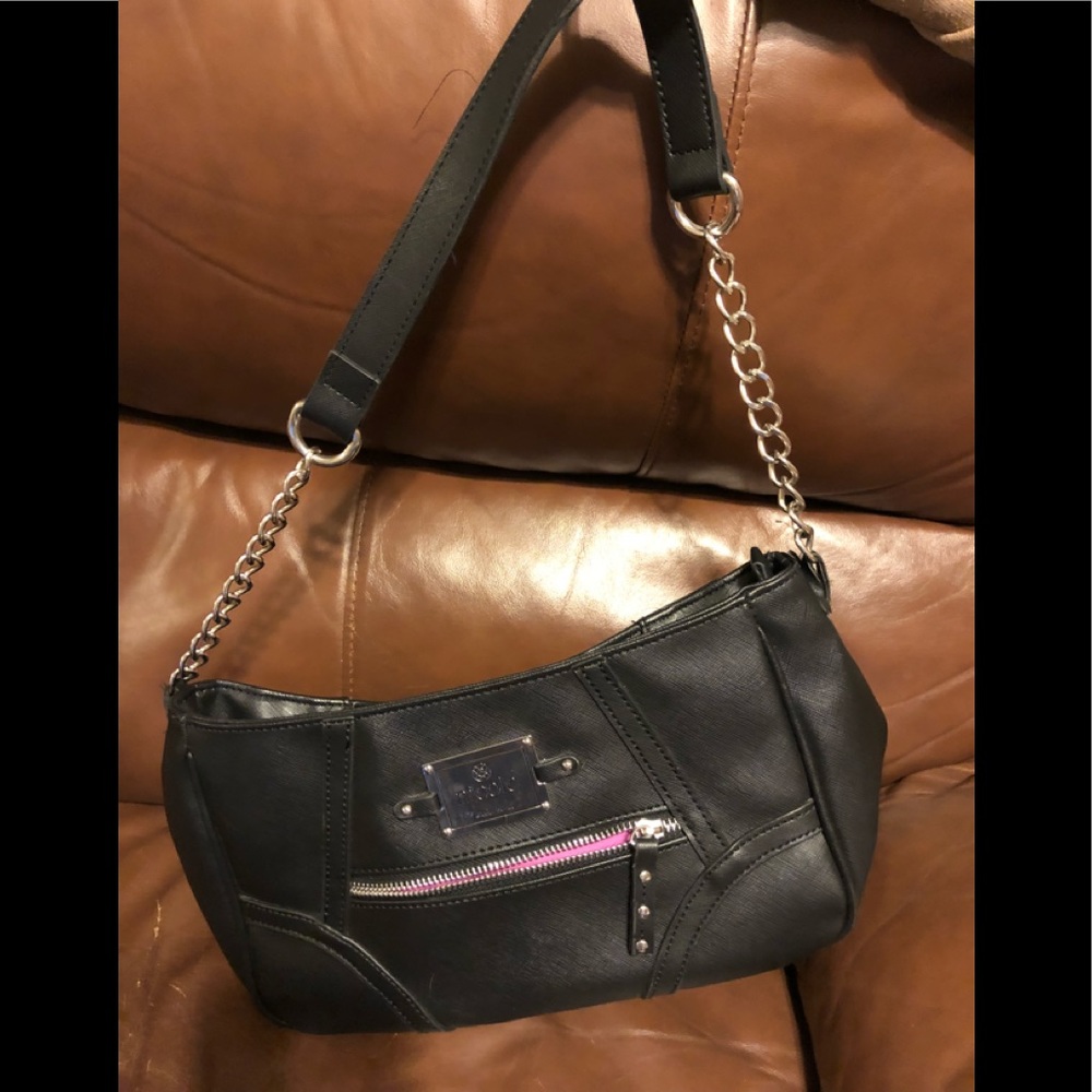Black handbag